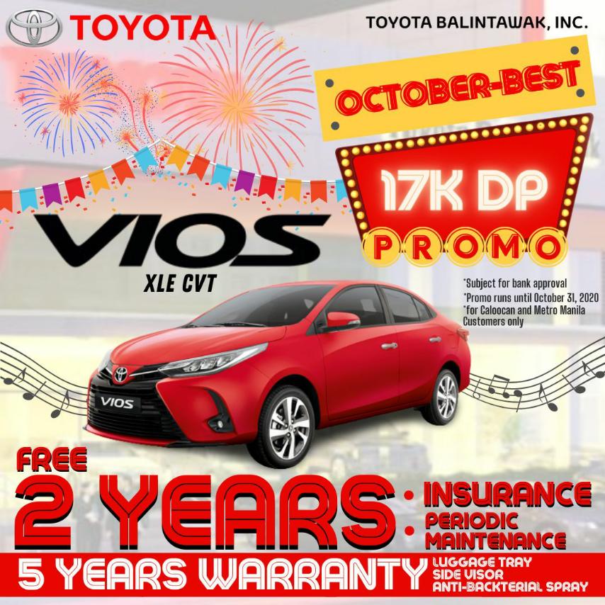 October Promo for New Vios - Toyota Balintawak