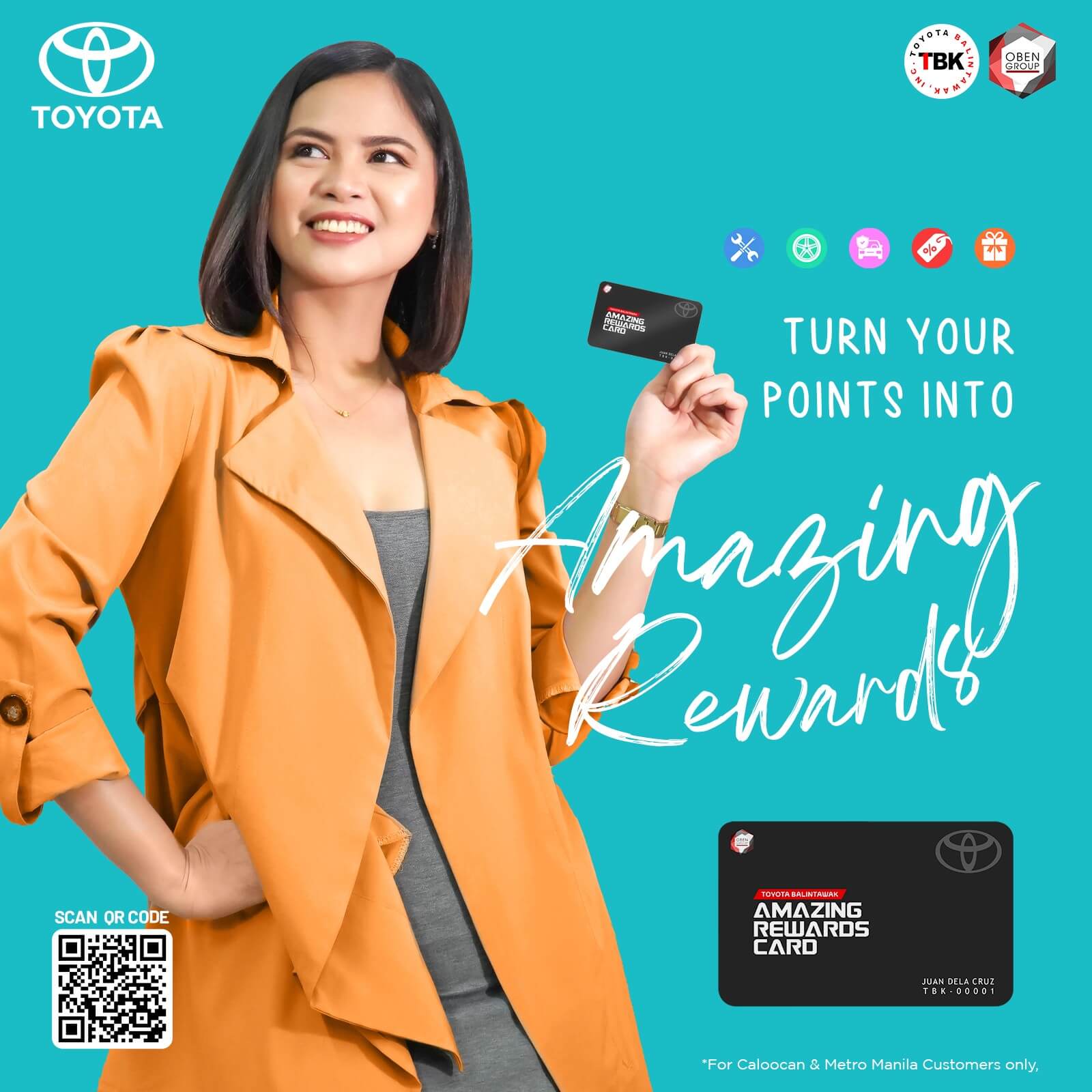 AMAZING REWARDS CARD Toyota Balintawak