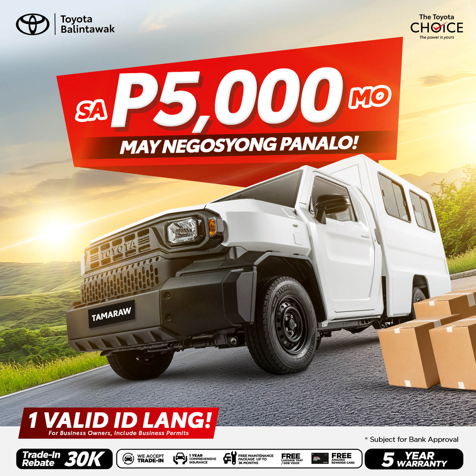 Sa 5K mo, may negosyong PANALO!