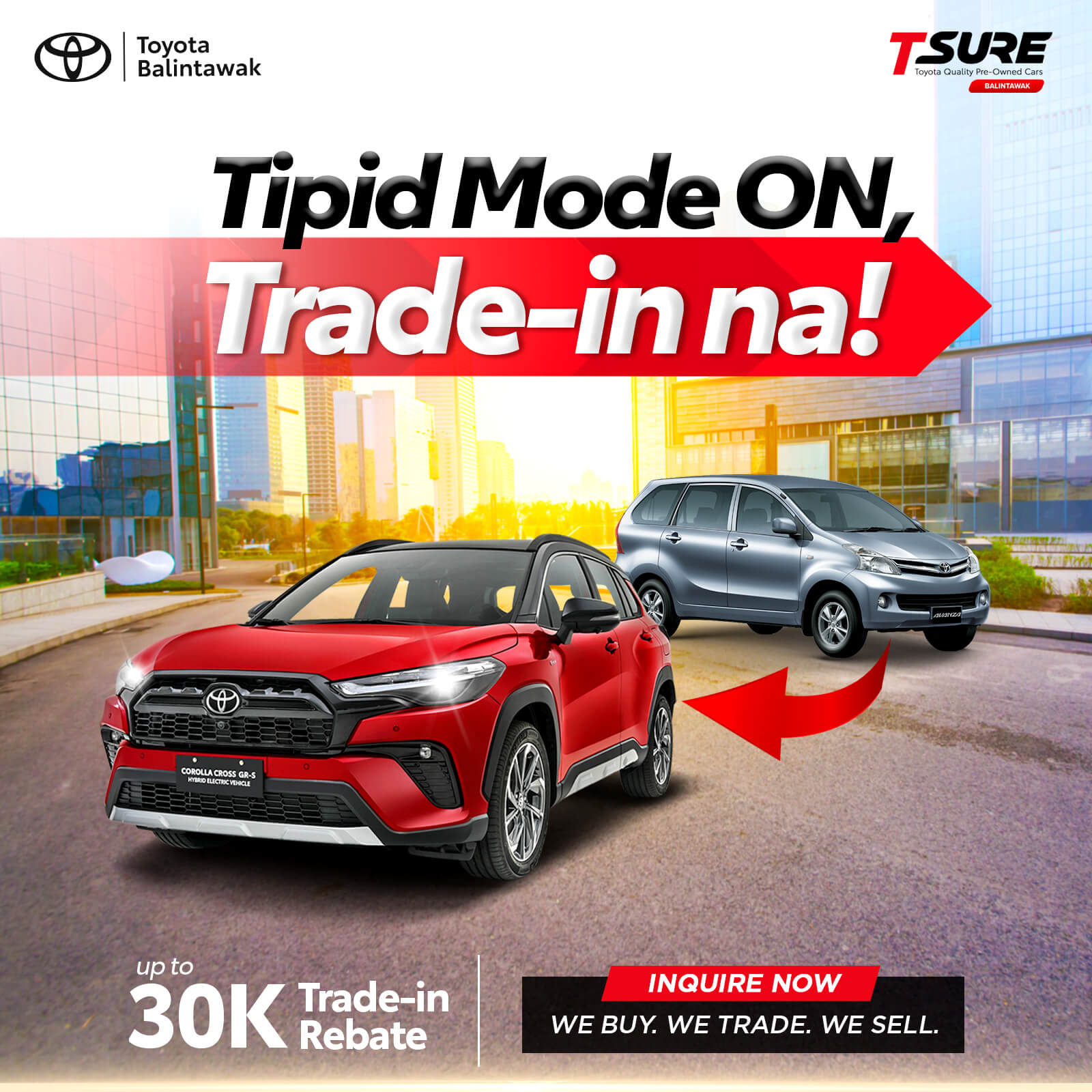 Tipid Mode ON, Trade-in na!