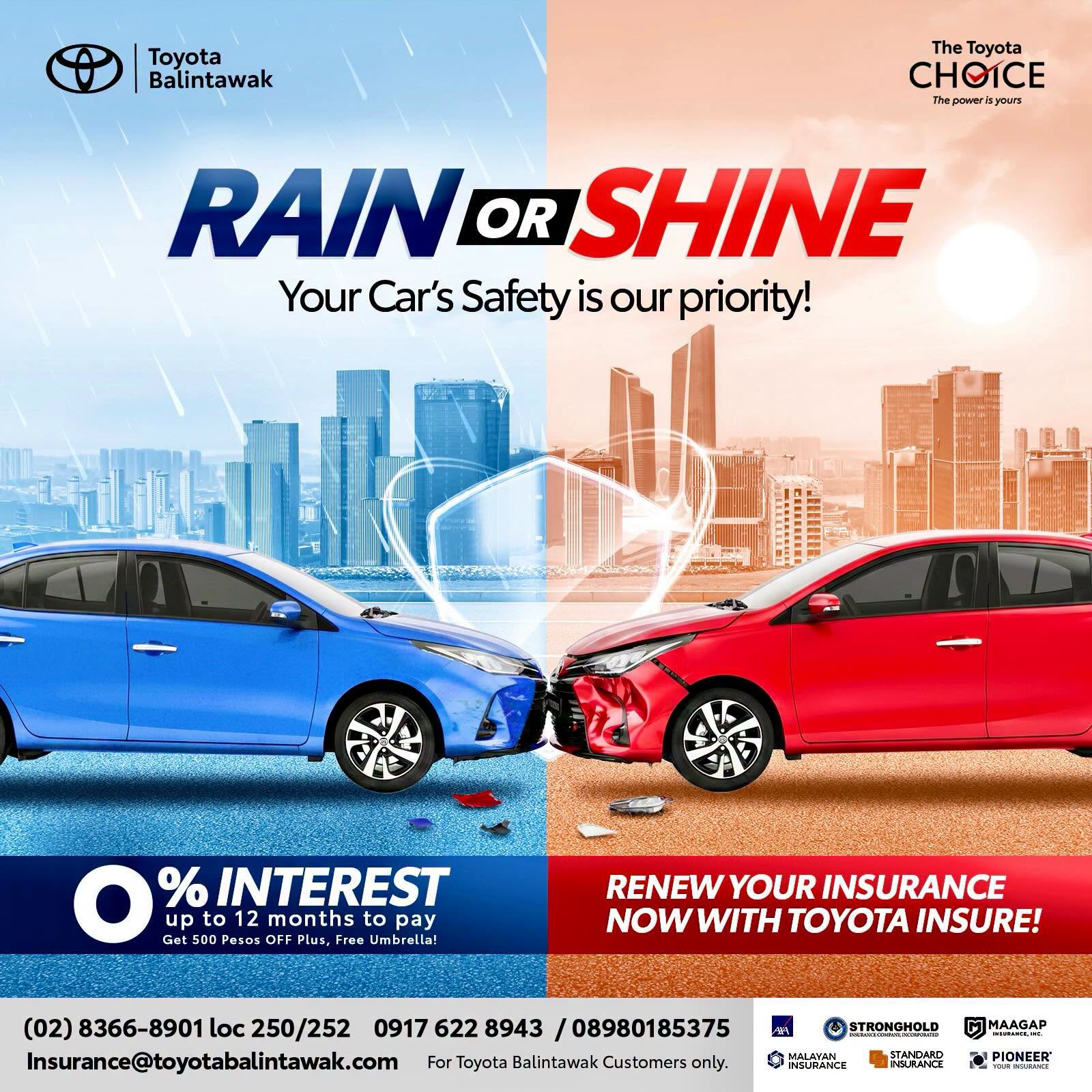 Rain or Shine!